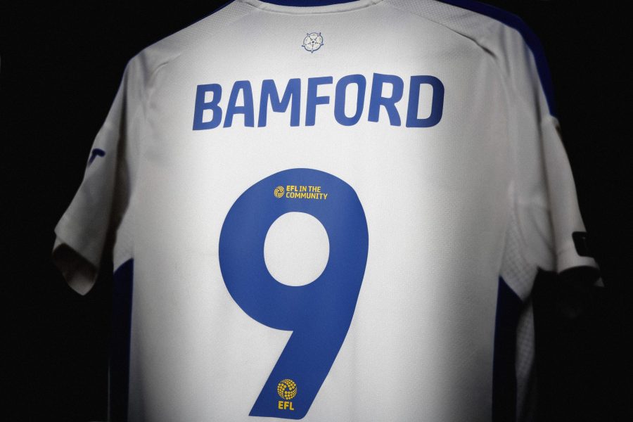 Image showing the Bamford 9 in the official EFL font, manufactured by Elms